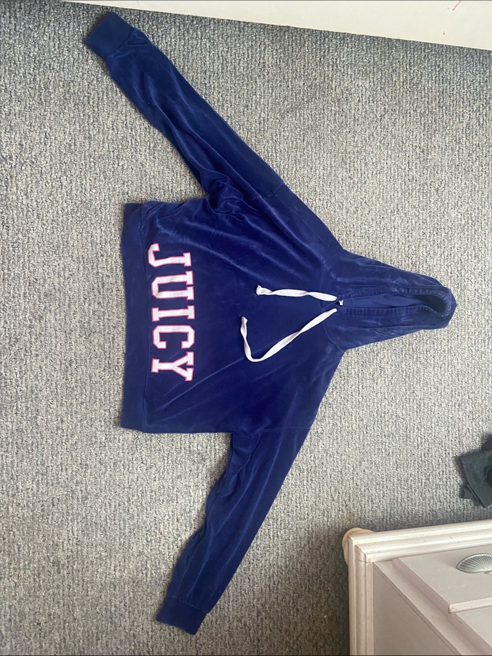 Juicy Couture  Navy Velour Hoodie
